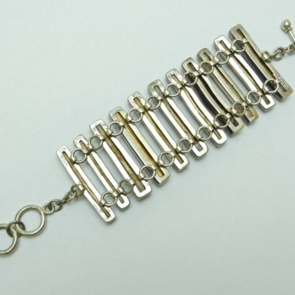 Charles Albert/Vintage 925 Sterling  Bracelet - Picture 6 of 7